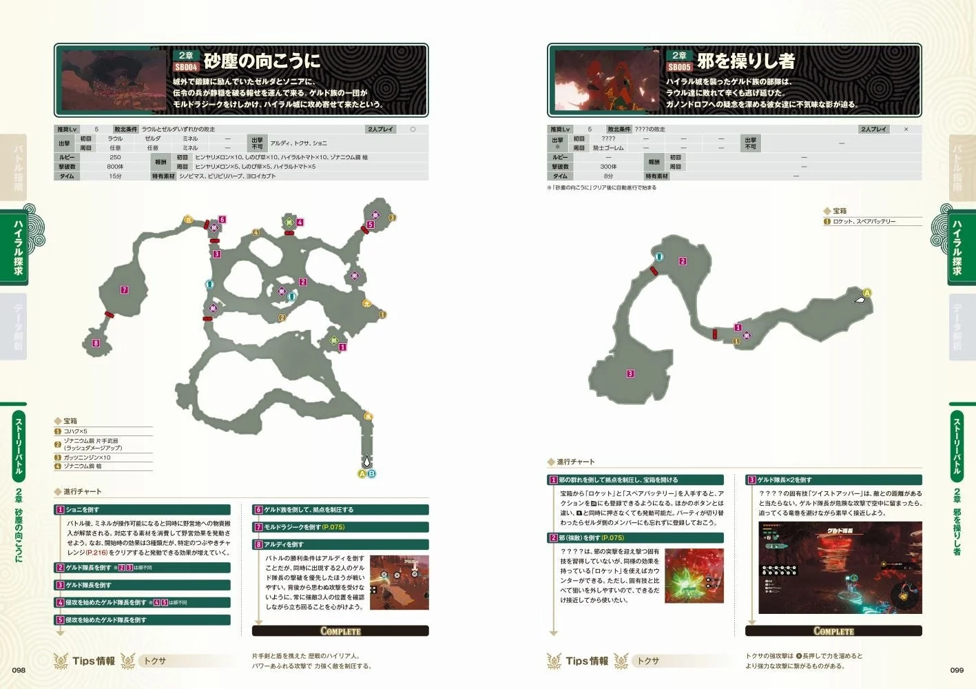 ミッション攻略チャート