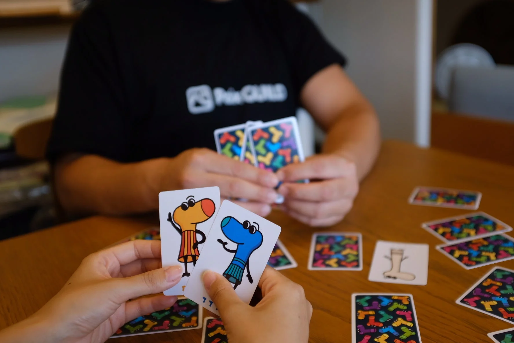 ぼくのくつしたどこいった プレイ風景