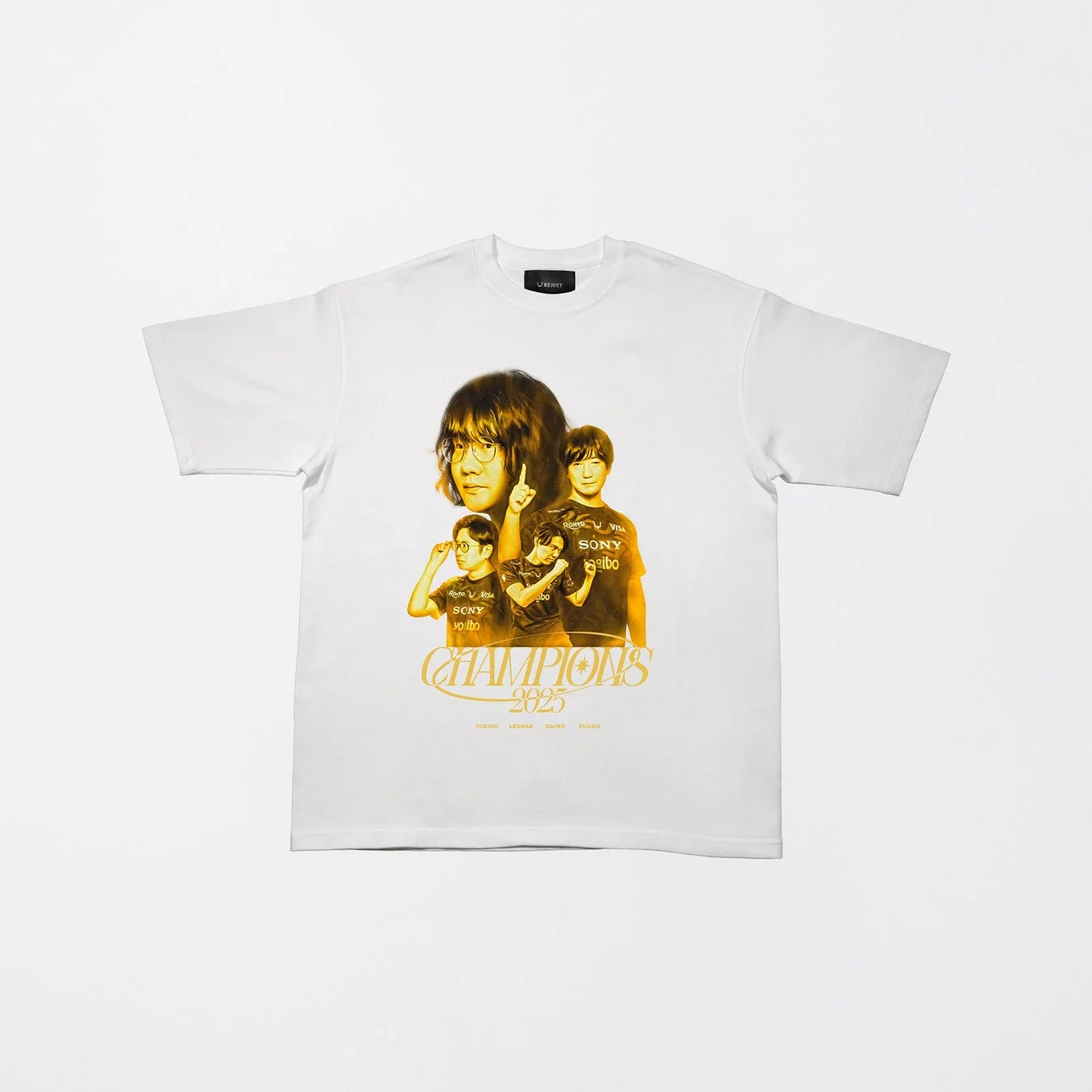 REJECT 2025 JAPAN Champions TEE WHITE