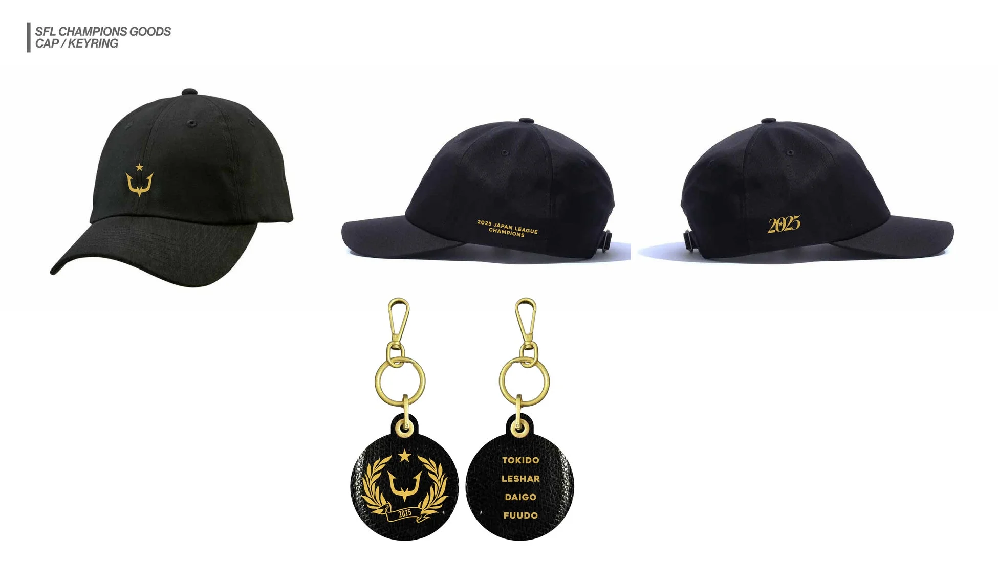 REJECT 2025 JAPAN Champions CAP & KEY HOLDER