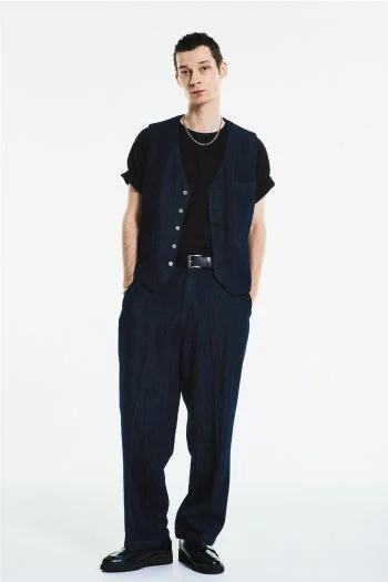 リラックスデニムベスト