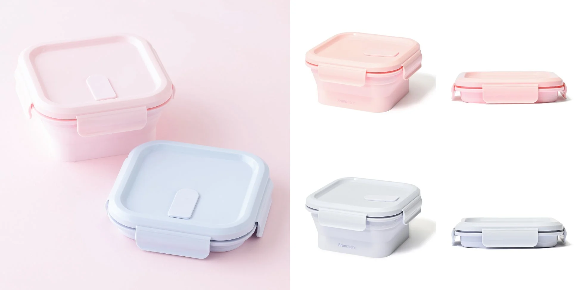 折り畳みシリコン フードコンテナ