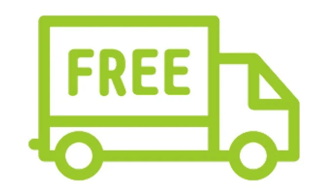 無料配送トラックのアイコン