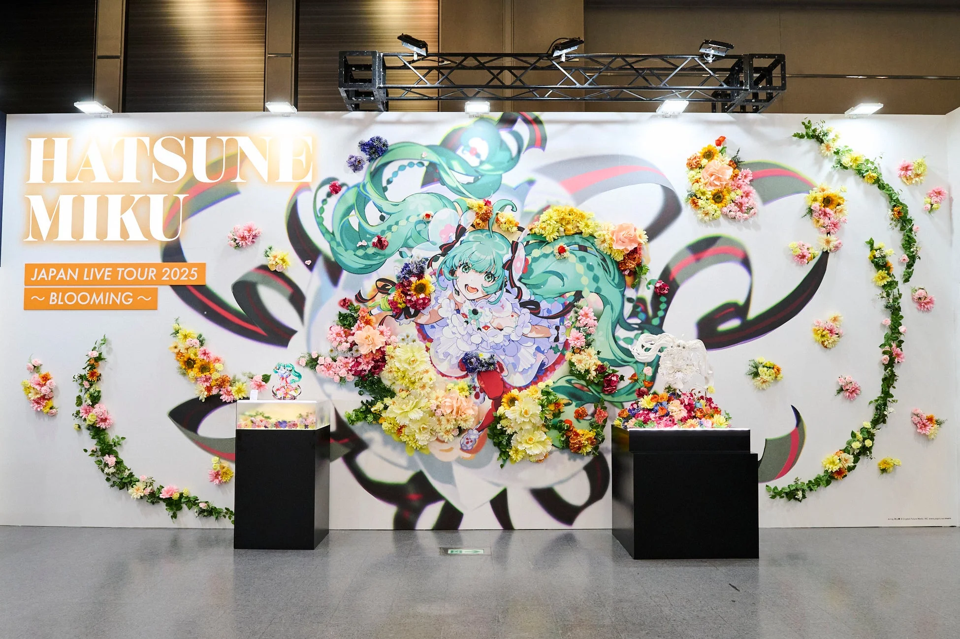 初音ミクのライブツアー展示
