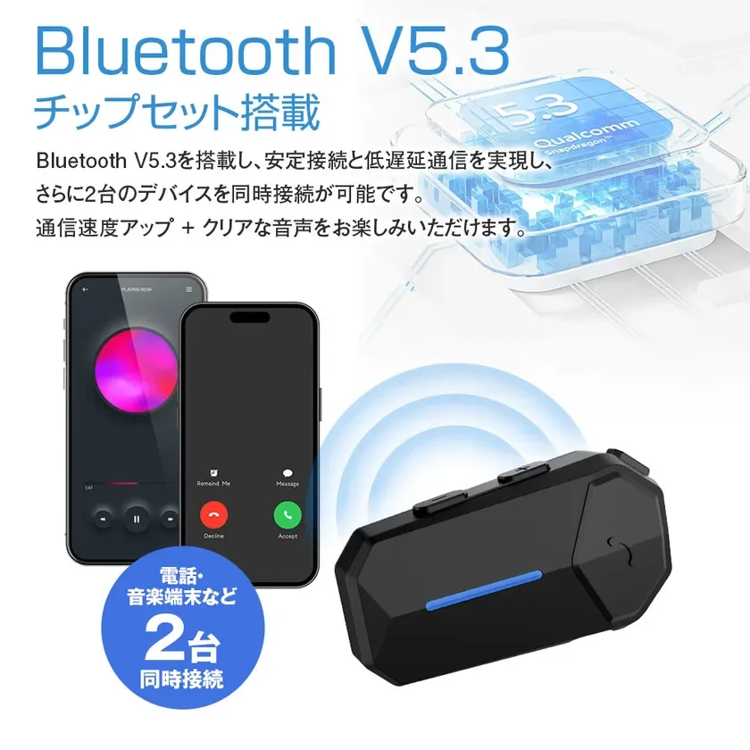 Bluetooth V5.3チップセット搭載の通信デバイス