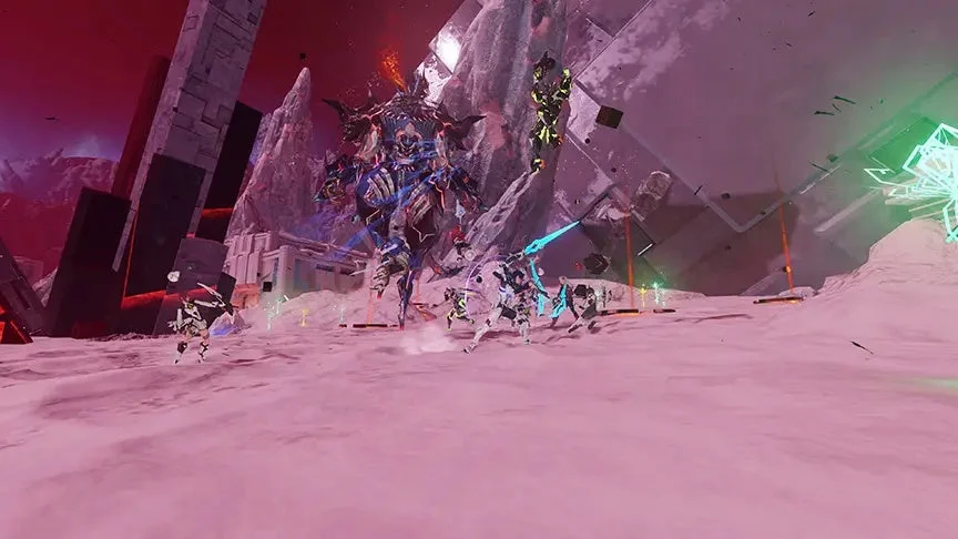 荒廃した世界でのボス戦