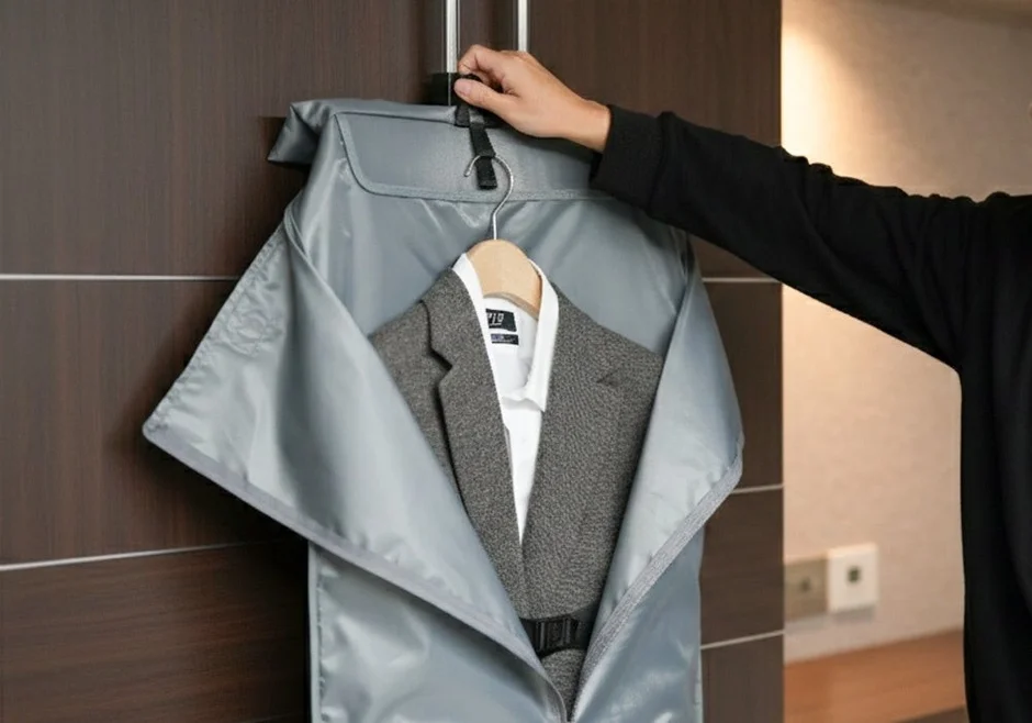 スーツ収納内部