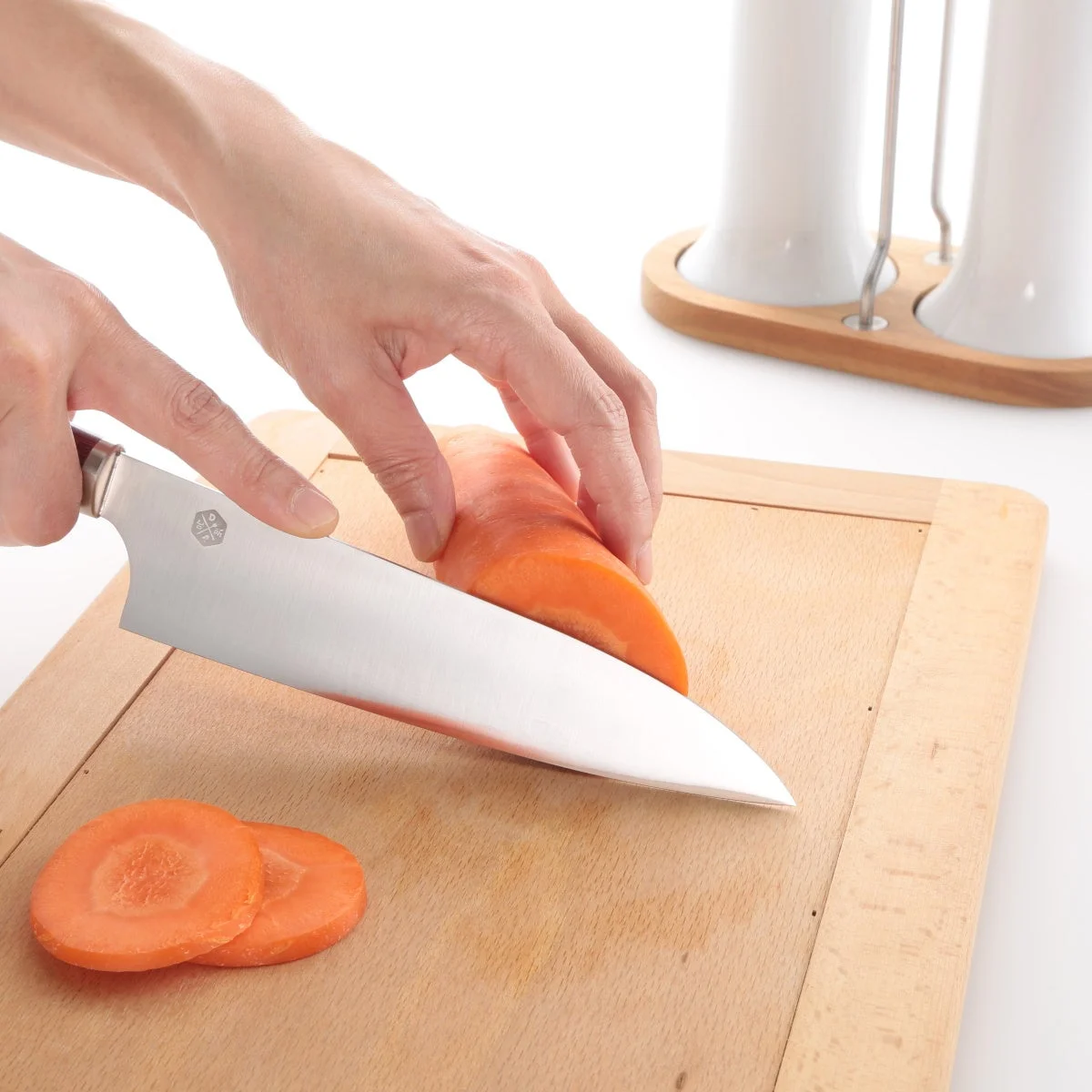 人参をスライス