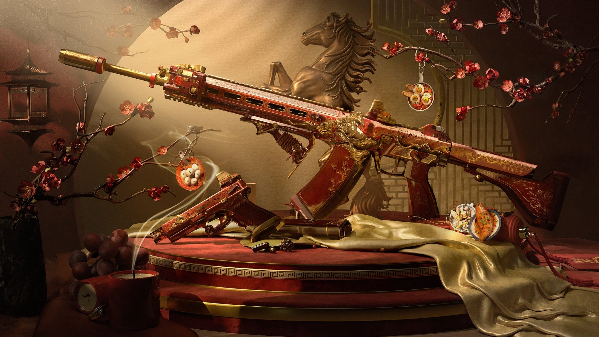 午年の吉兆スキン