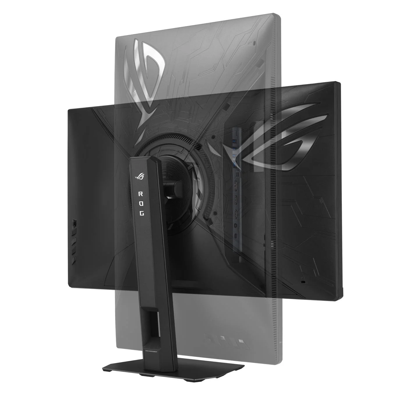 ROG Strix Pulsar XG27AQNGVのピボット機能