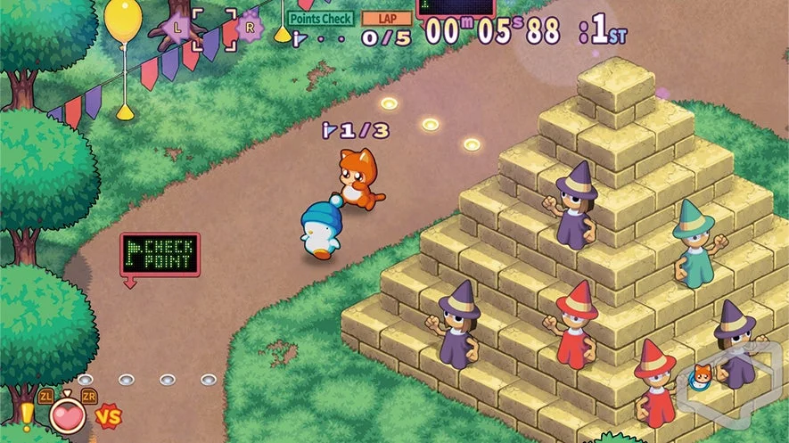 はしれへべれけ EX ゲームプレイ画面