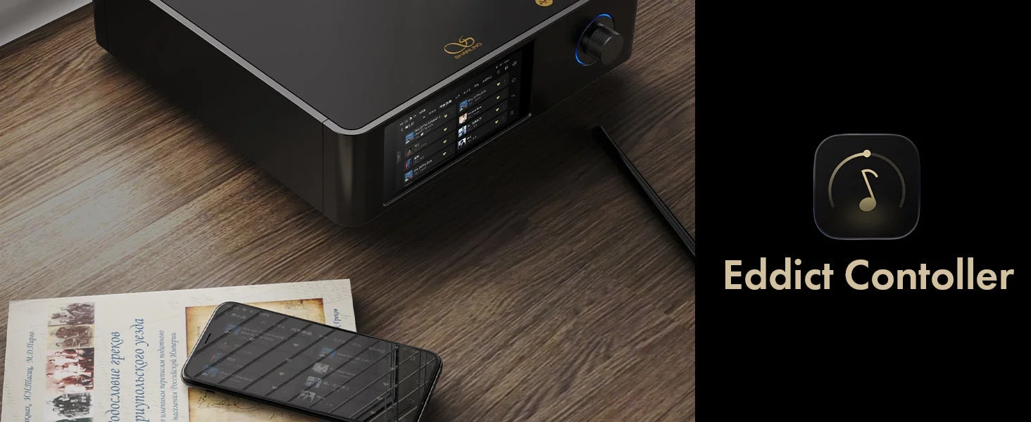 SHANLING開発の専用アプリ「Eddict Controller」