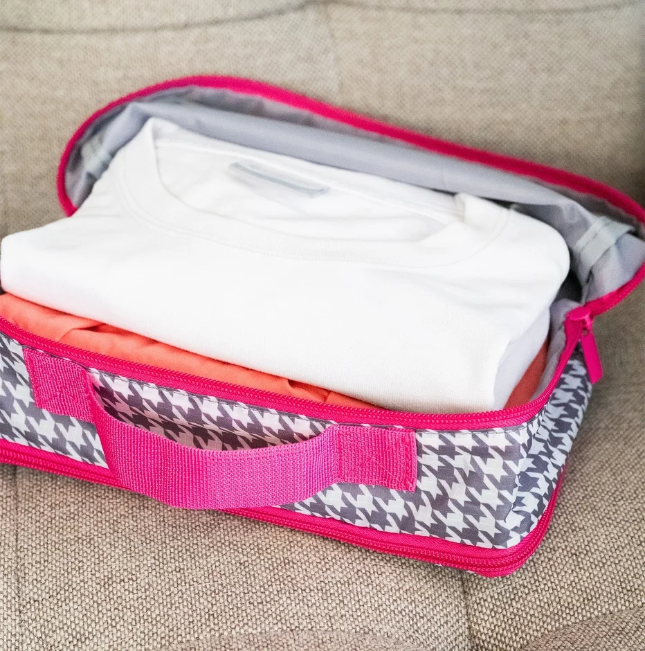 着替えを収納した様子