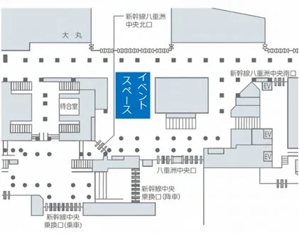 東京駅イベントスペースの地図