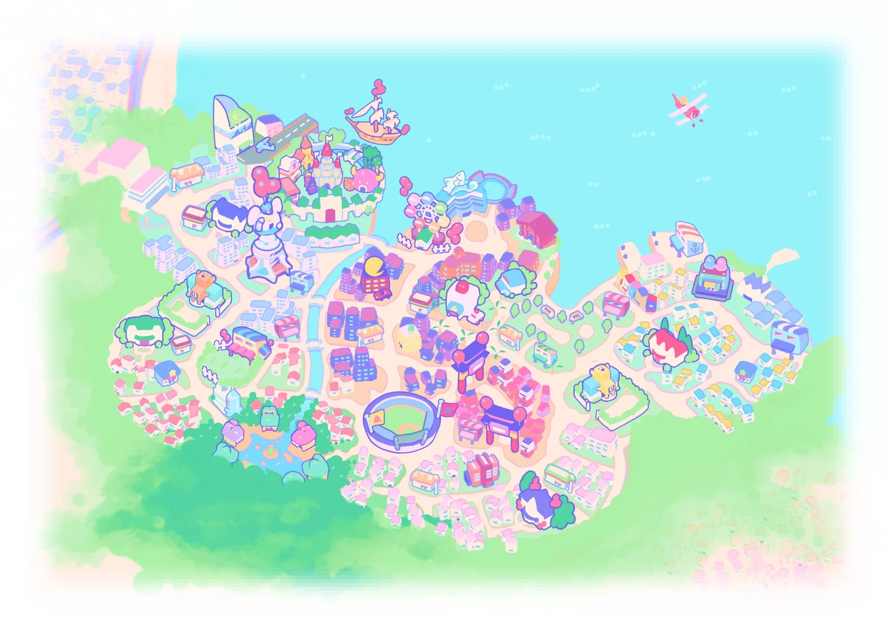 港町カンニャイの地図