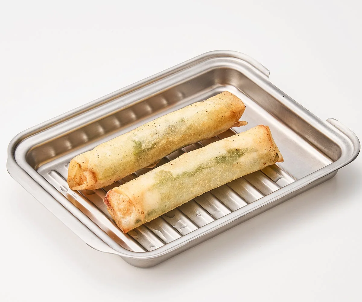 春巻きの油切り