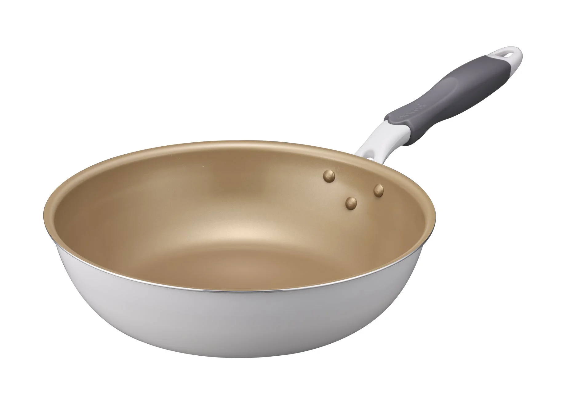 evercook フライパン28cm深型 花柄グレー