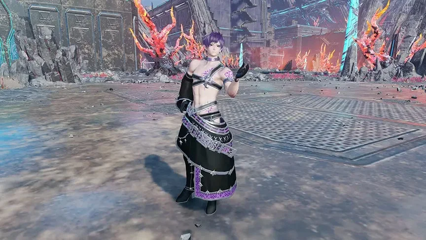 SF風の男性ゲームキャラクター