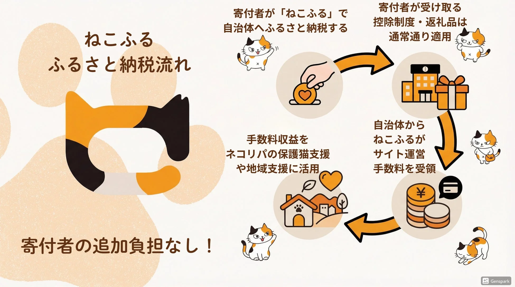 ねこふる ふるさと納税流れ