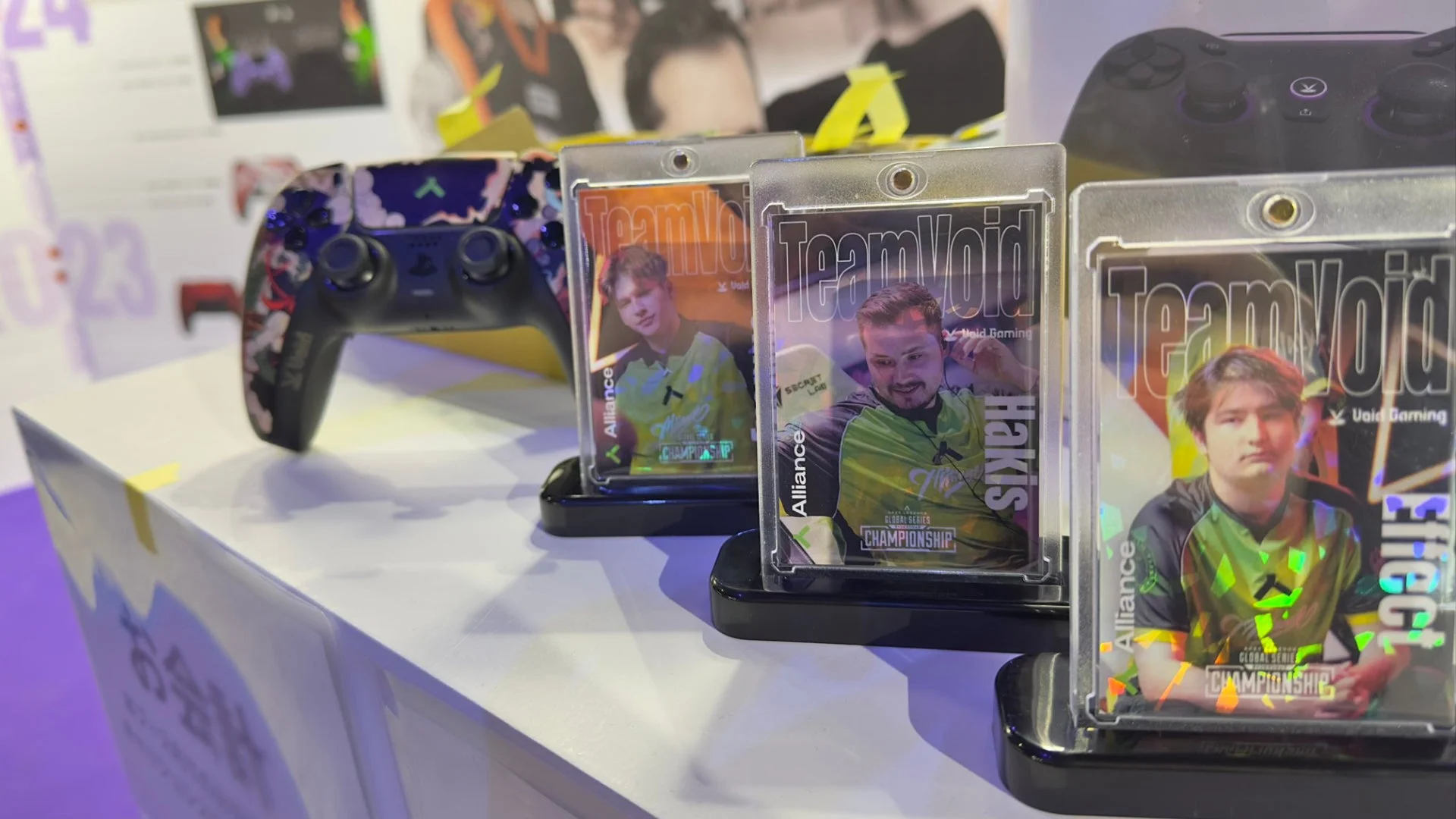 eスポーツイベントの展示風景