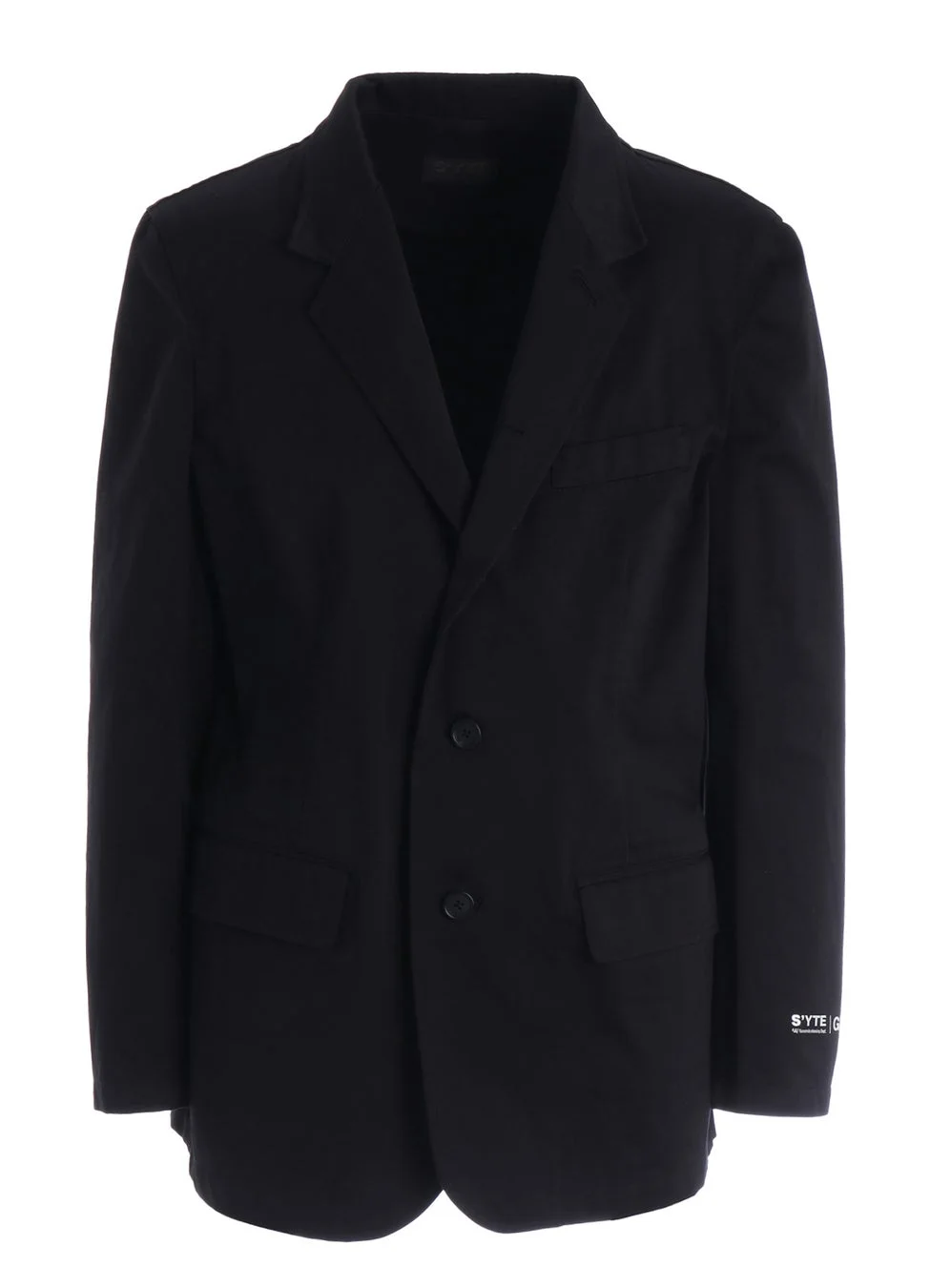 WEPON CLOTH LOGO PRINTED 5 BUTTON TAILORED JACKET