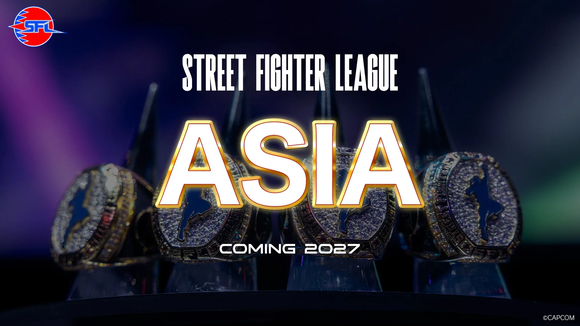 ストリートファイターリーグ アジアリーグの告知
