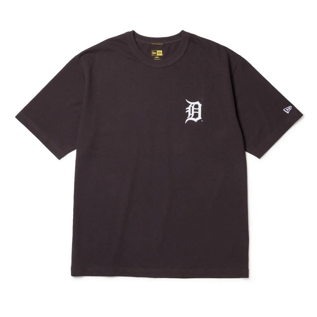 Short Sleeve Washed Cotton T-shirt デトロイト