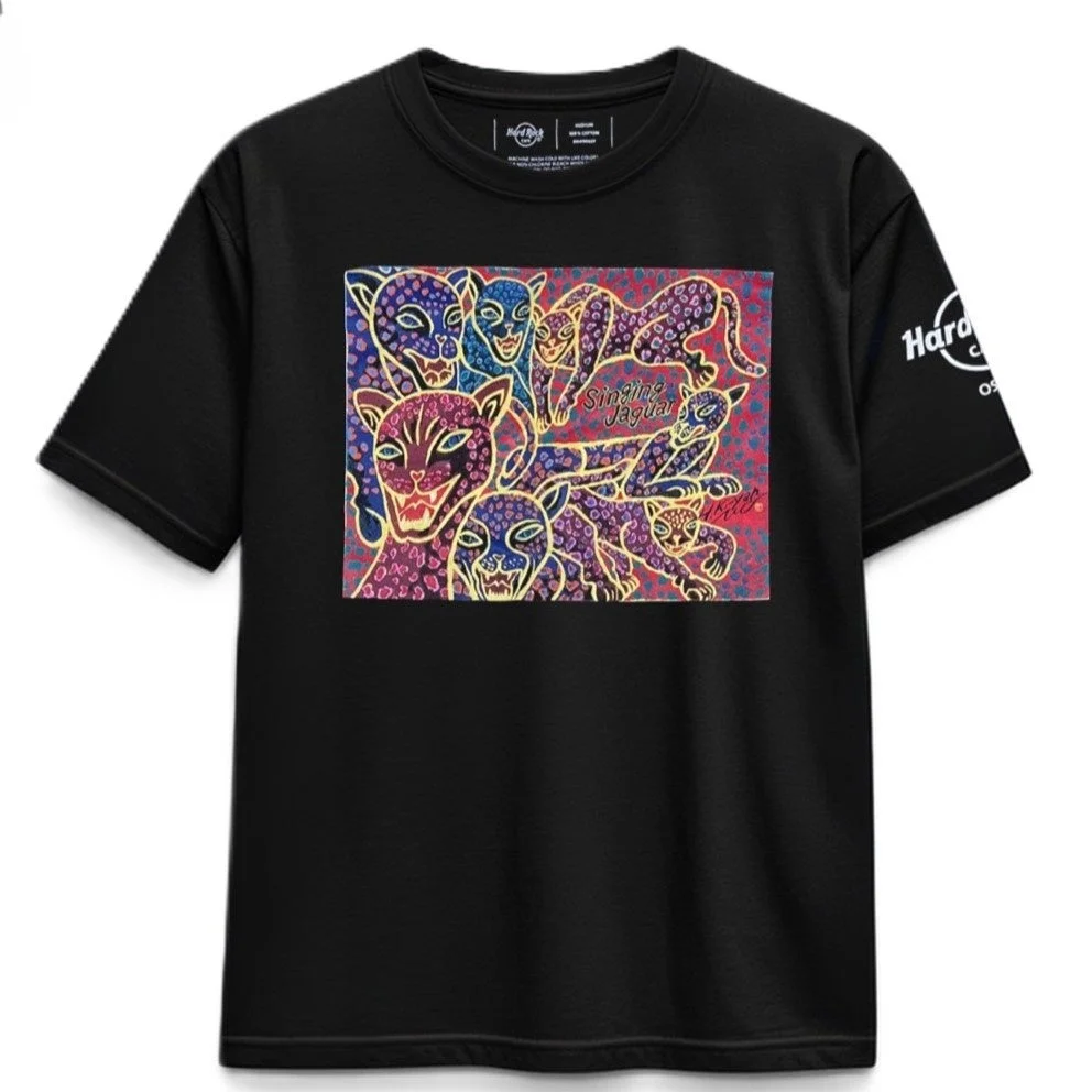 Singing Jaguar Tee Black