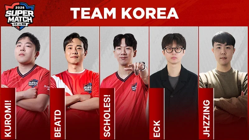 韓国代表メンバー