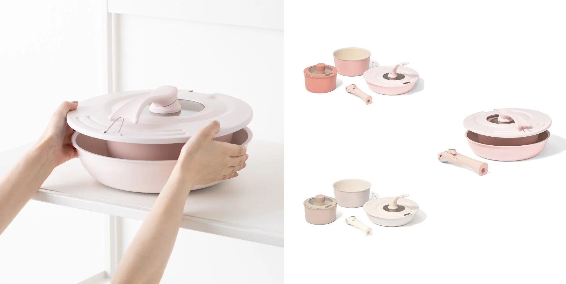 GO TABLE 鍋・フライパンセットの使用例