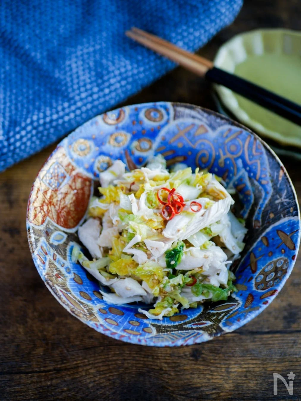 白菜とささみのさっぱり和え