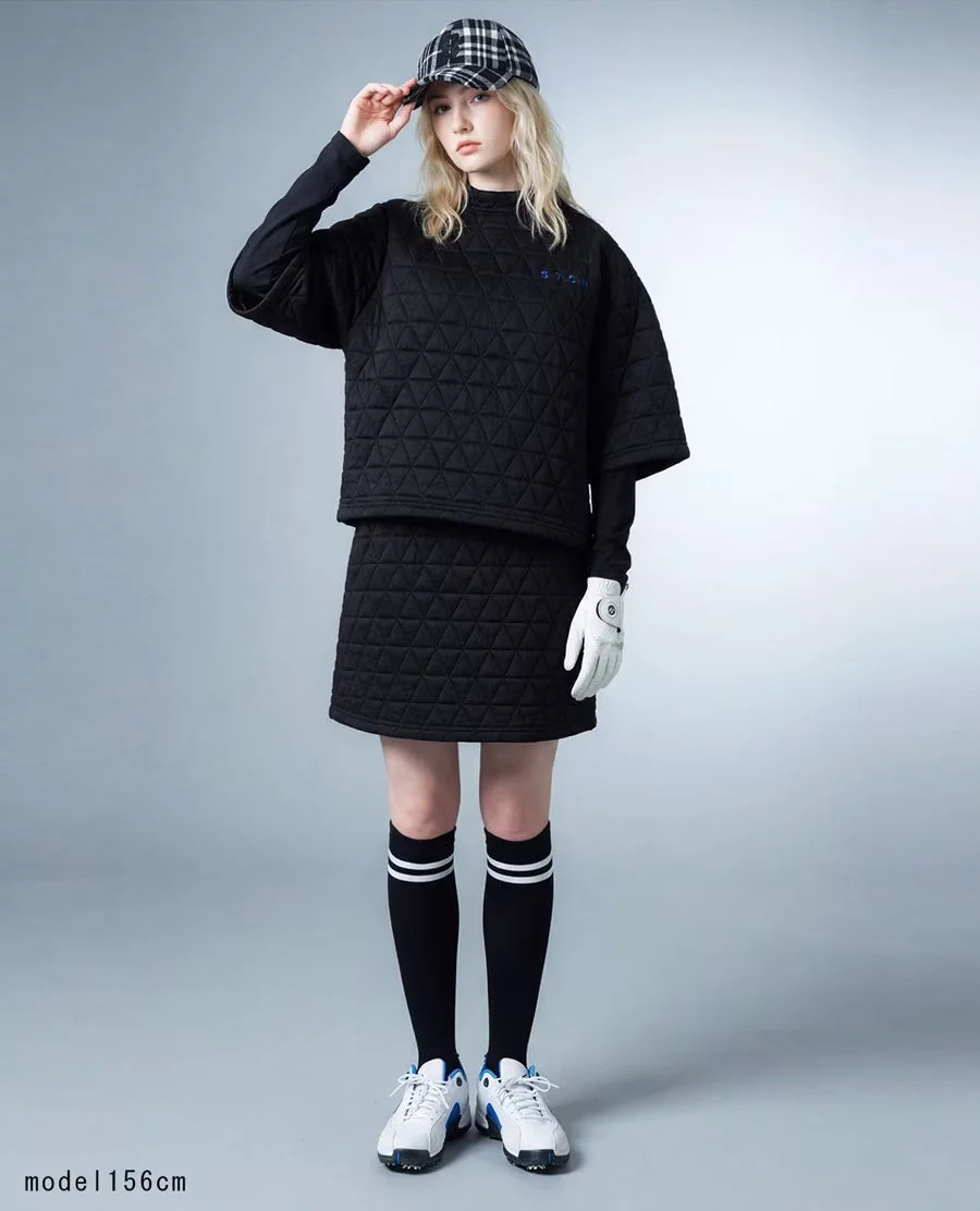 キルティングセットアップスタイル