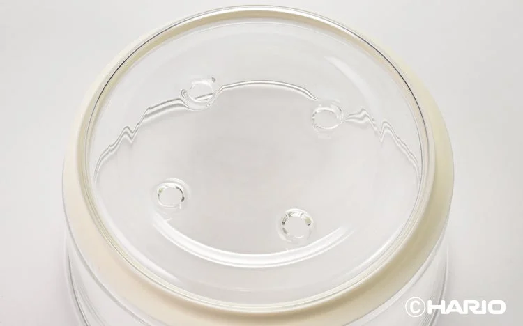 上ボールの蓋のクローズアップ