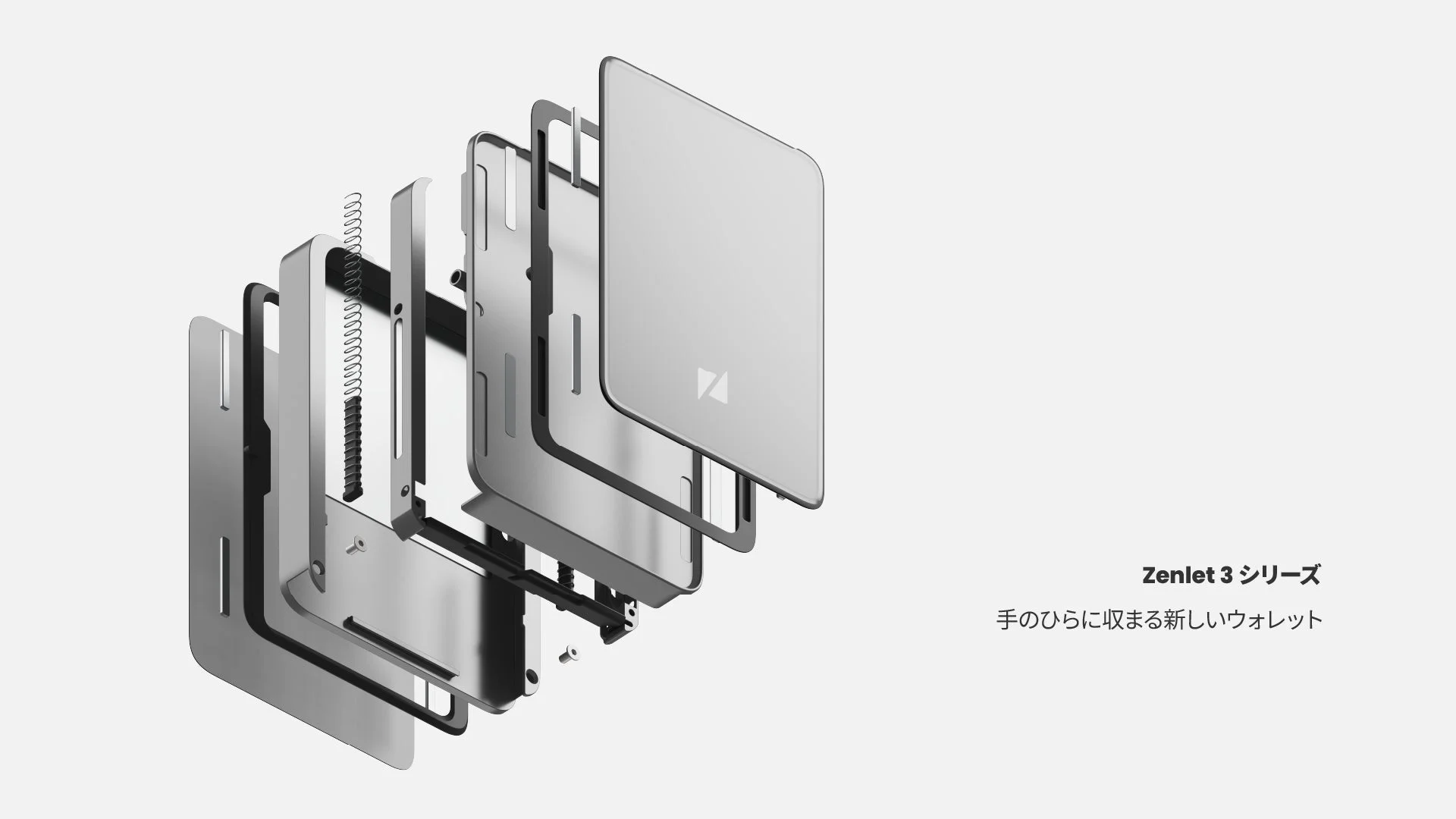 Zenlet 3 ウォレット分解図