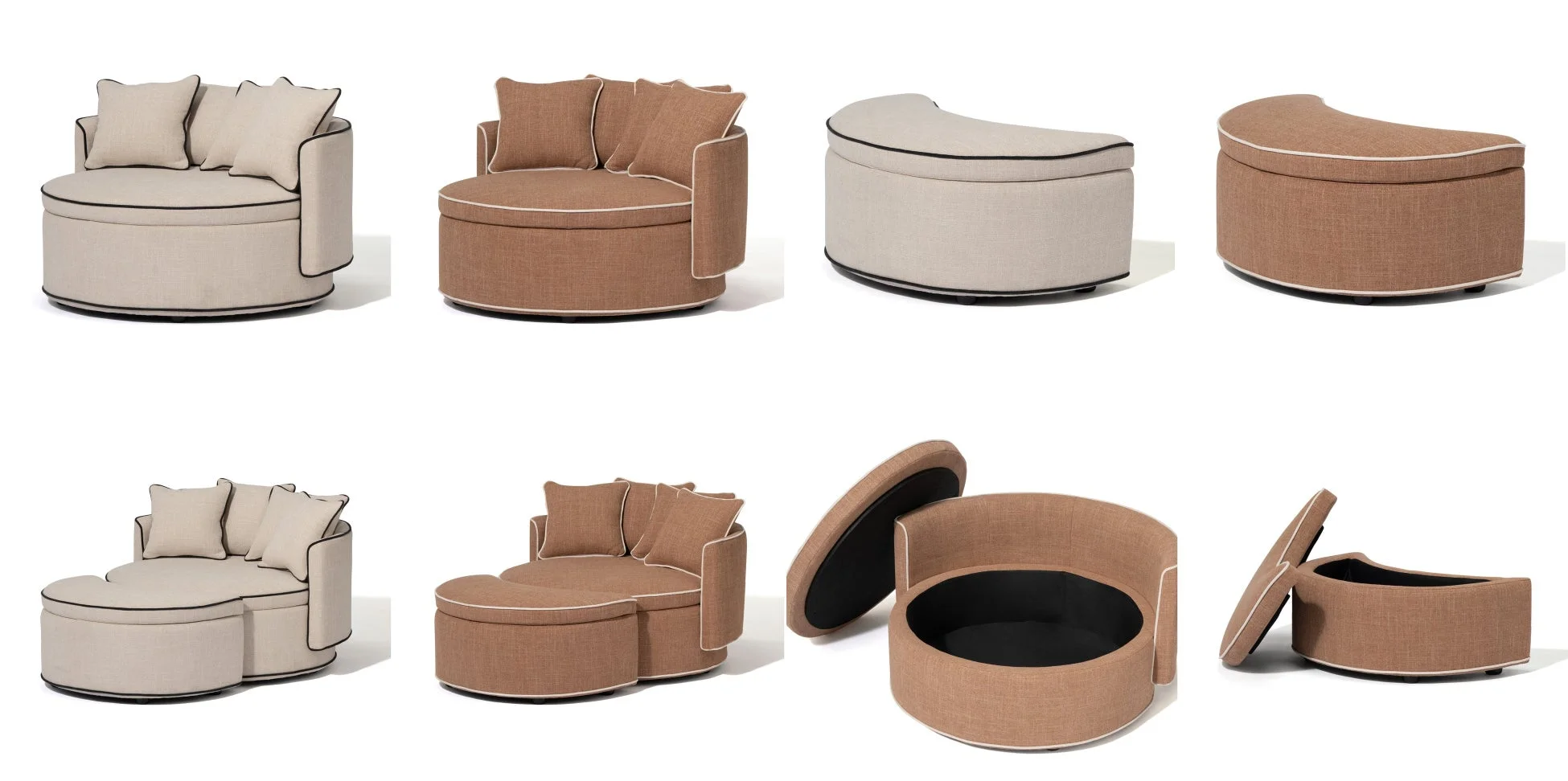 ヌック ソファの組み合わせ例