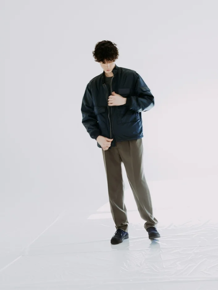 G-8 WEP JACKET LONG着用モデル全身