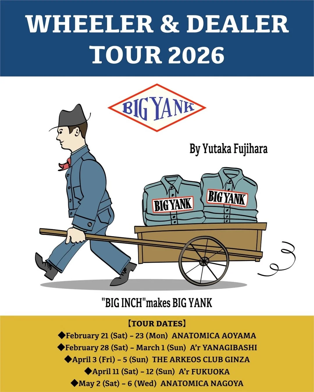 WHEELER & DEALER TOUR 2026 ポスター