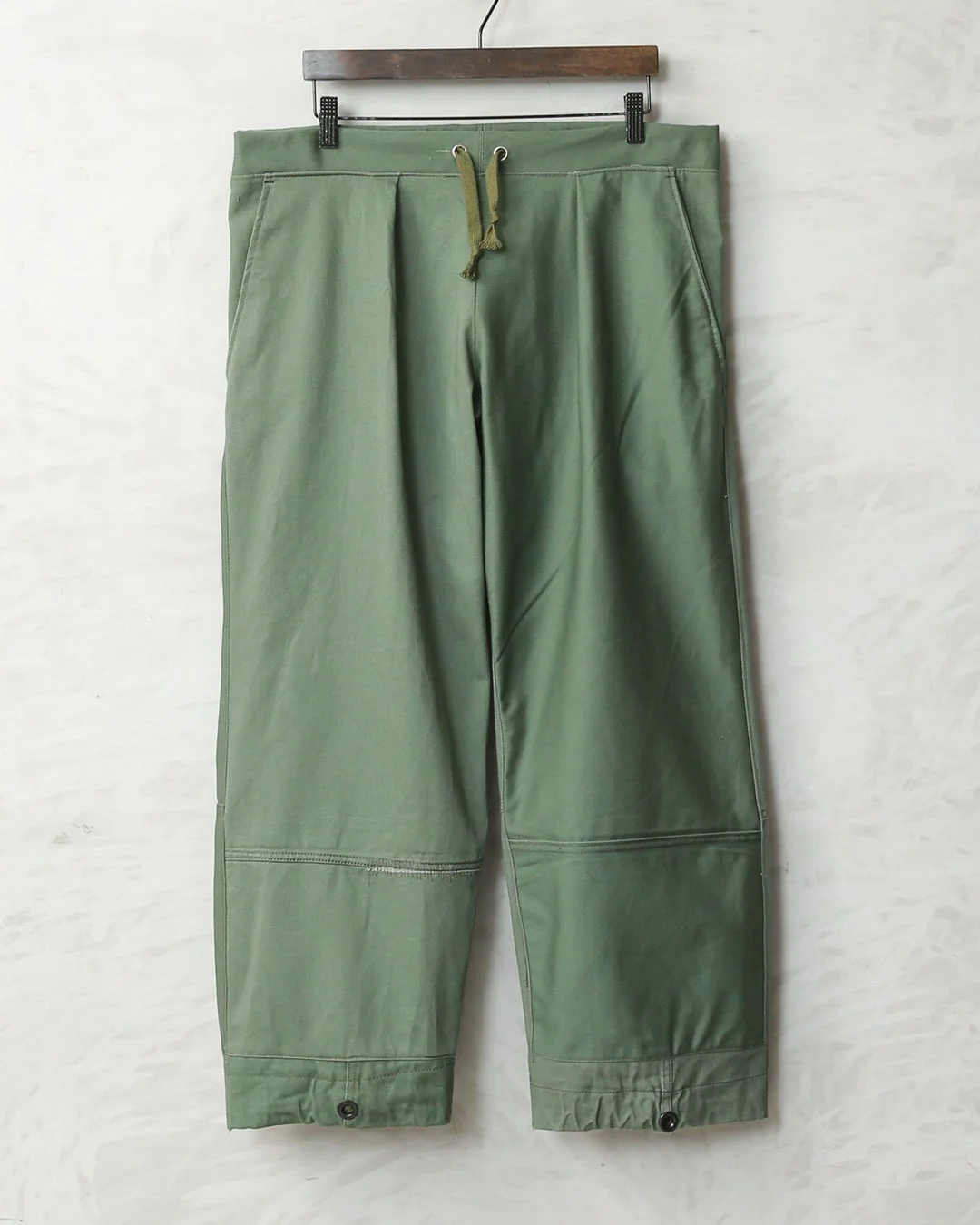 実物 USED 米軍 バラックバッグ リメイクワイドパンツ