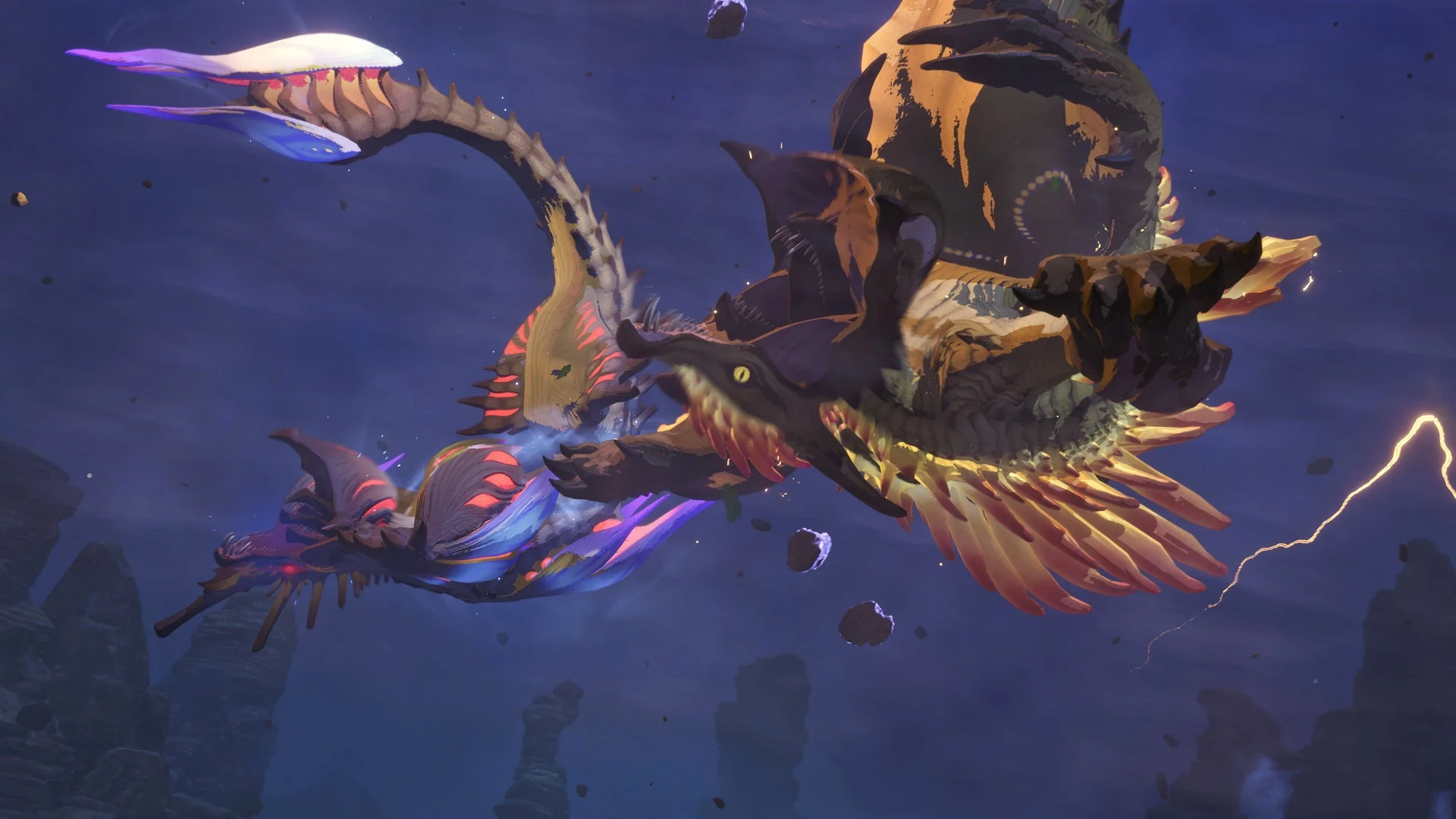 天変古龍登場シーン