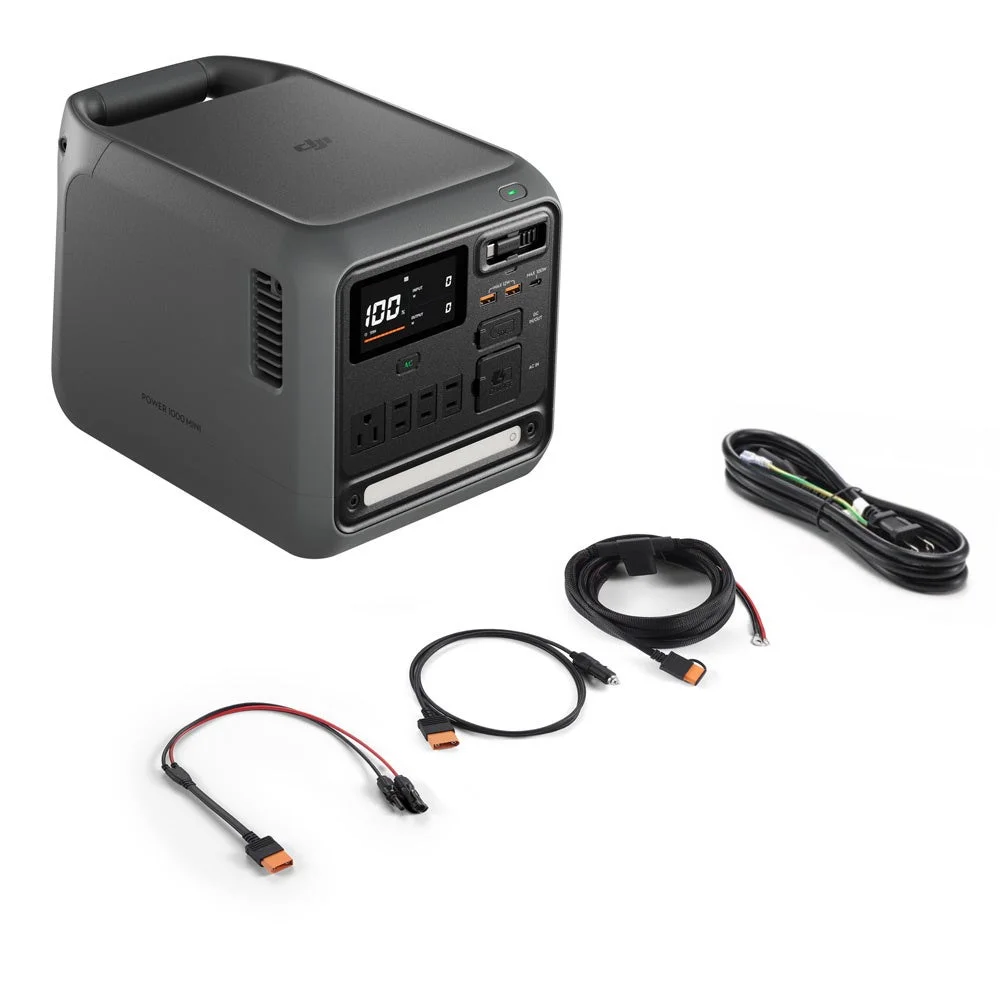 DJI Power 1000 Mini 本体とケーブル