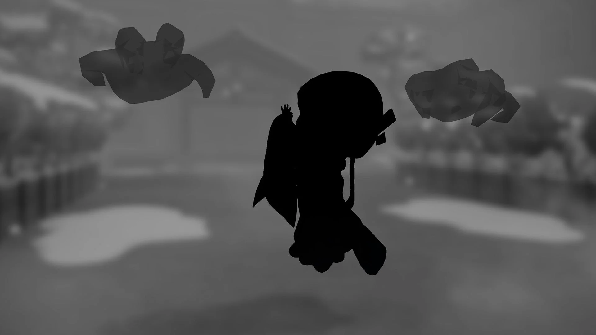 新しいオバケのシルエット