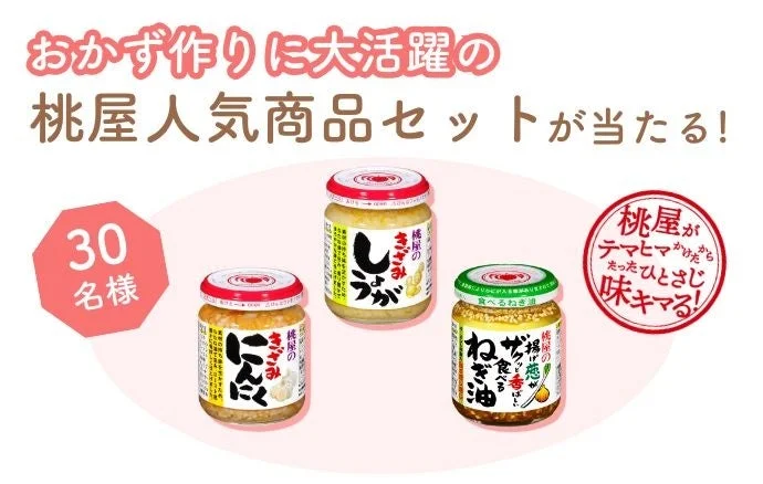 桃屋人気商品セットの画像