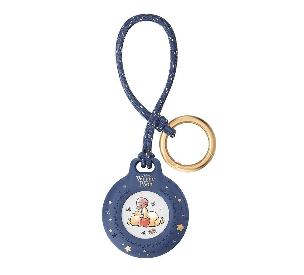 くまのプーさんデザインのAirTagホルダー