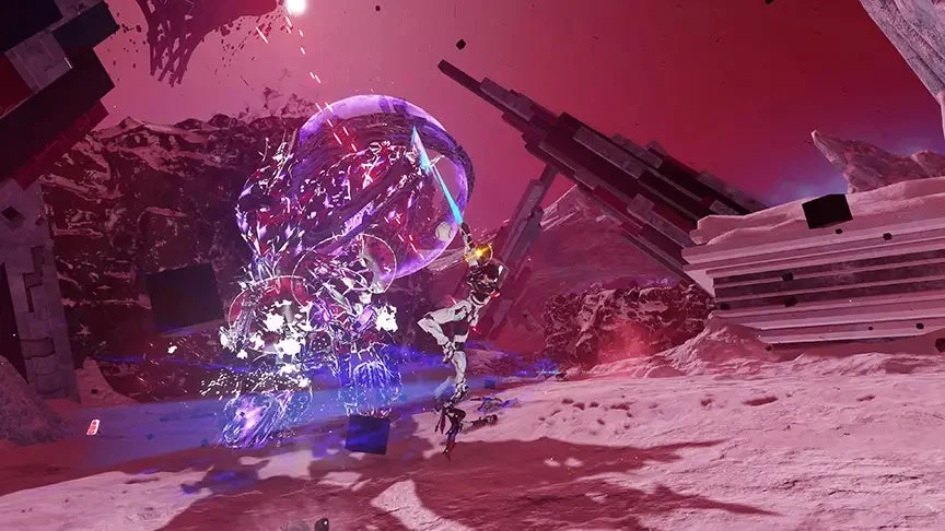 荒廃した異世界でロボットが戦闘