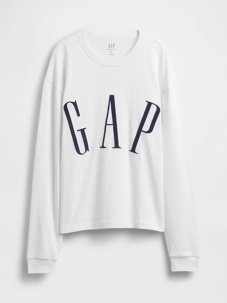 Men’s / オーバーサイズ GAPロゴ クロップドTシャツ