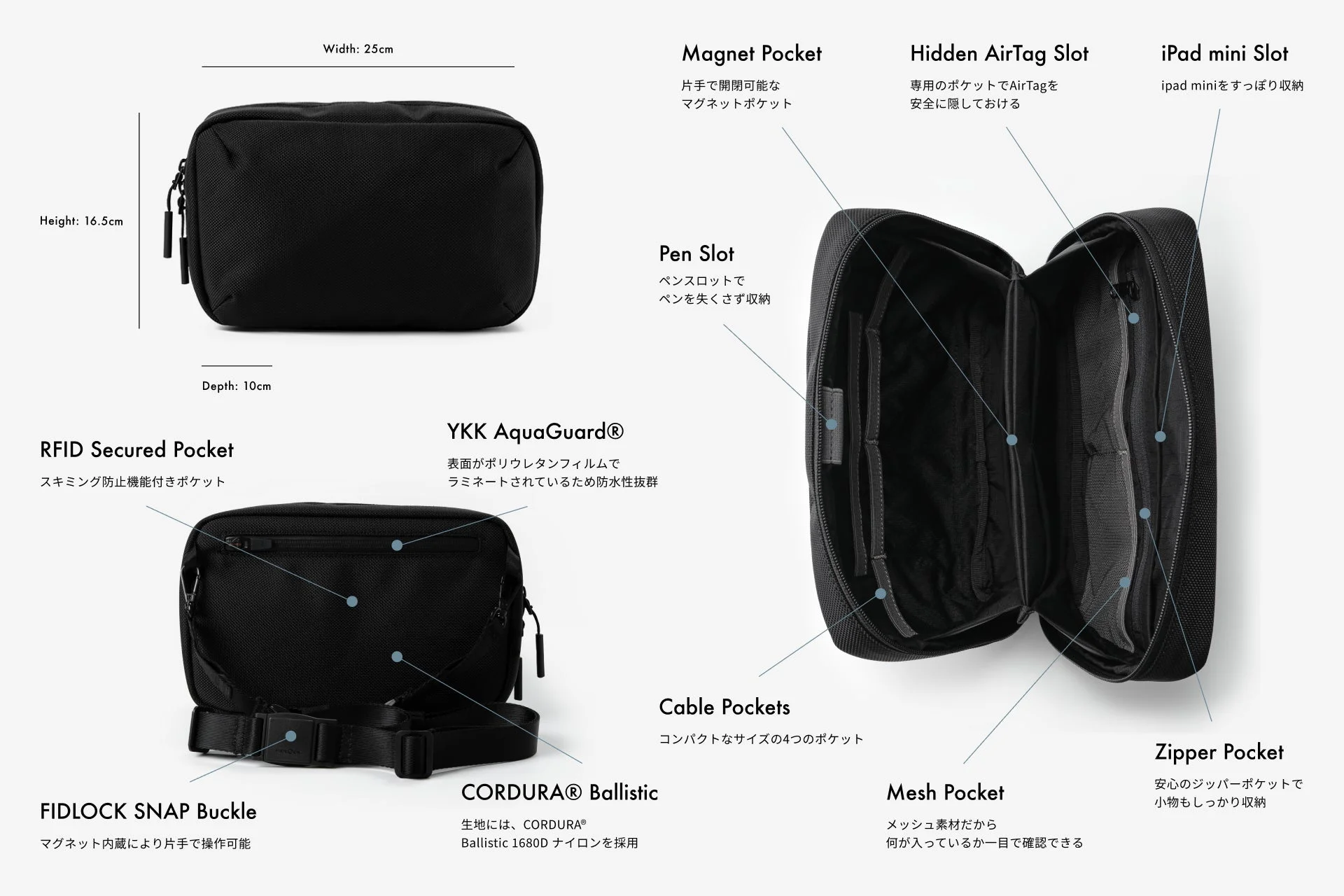 ポーチ内部詳細