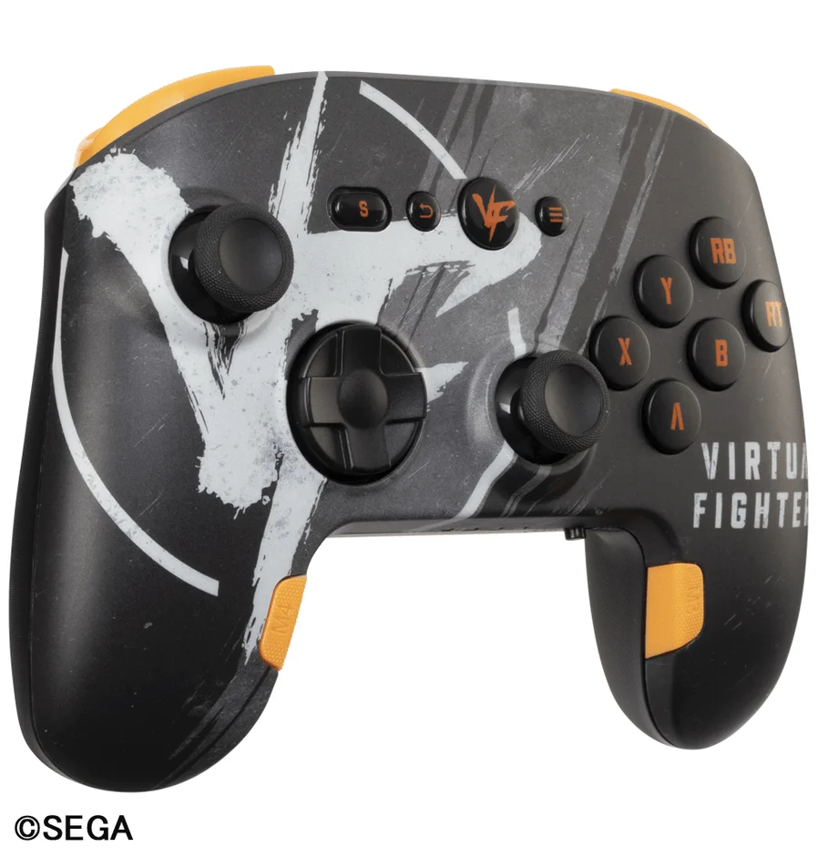 バーチャファイター仕様のゲームコントローラー