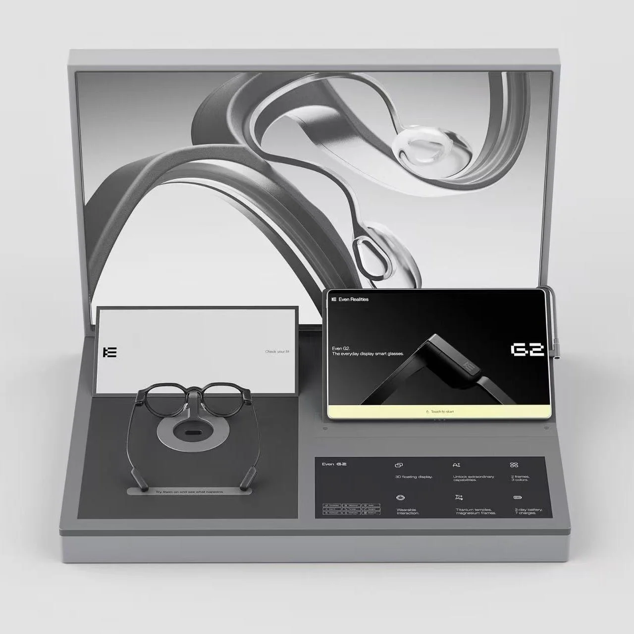 Even G2の展示ディスプレイ