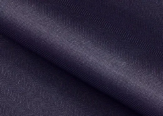 紺色のヘリンボーン生地