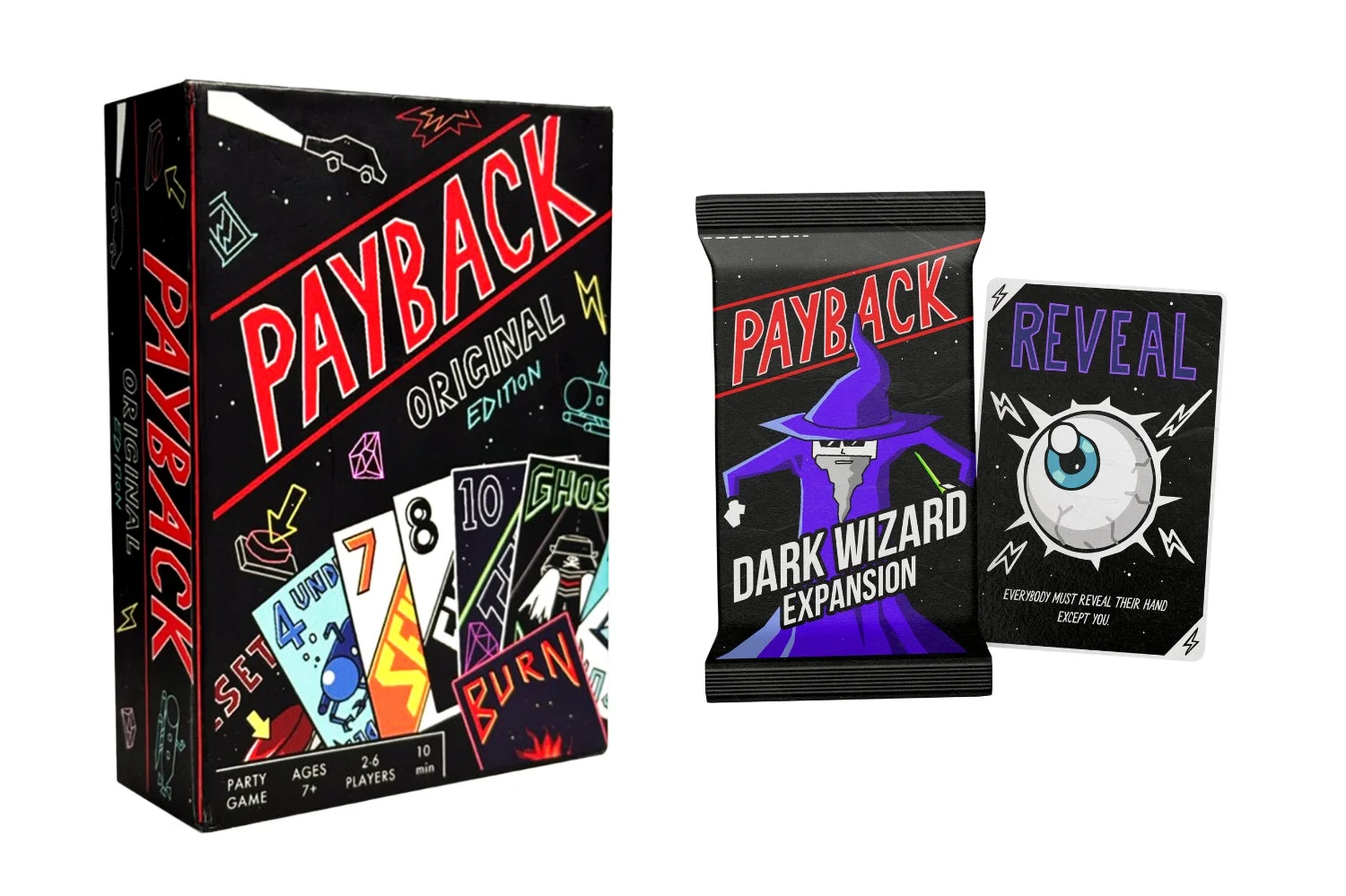 PAYBACK ORIGINAL EDITIONと拡張パック、カード